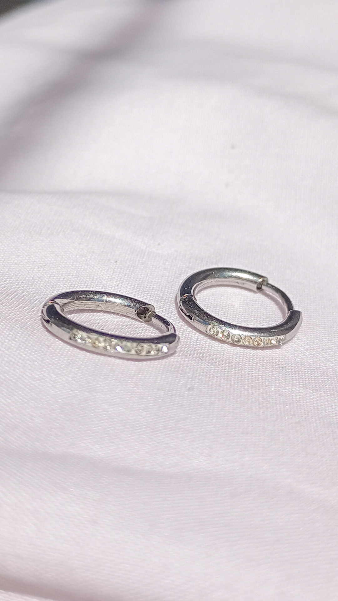 Argollitas de acero quirúrgico